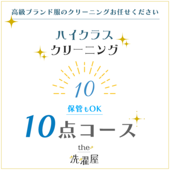 ハイクラスクリーニング 保管パック［保管あり・送料無料］5点コース