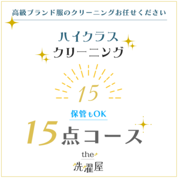 ハイクラスクリーニング 保管パック［保管あり・送料無料］5点コース